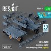 RESKIT RSK35-0014 MHU-141M munitions trailer with weapon platform (type 1) (3D Printed model kit) (1/35)